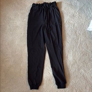 Lululemon Black Jogger “stretch high-rise pant”